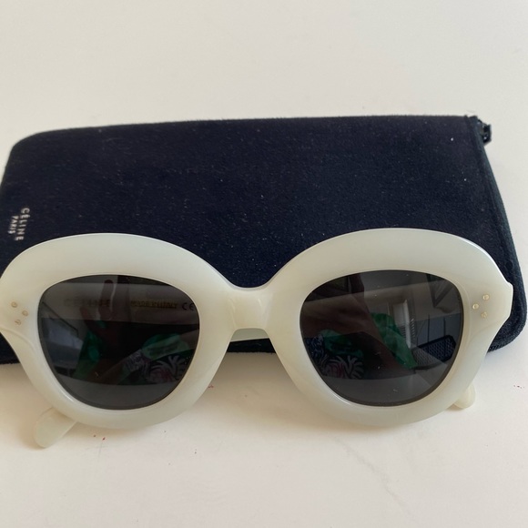 Like NEW Celine Lola White sunglasses - Picture 2 of 8